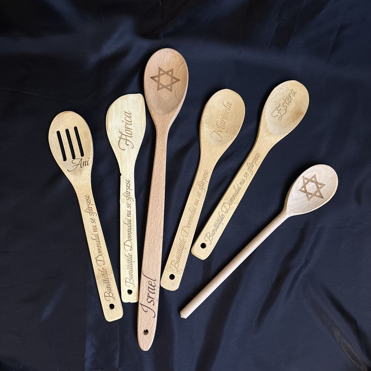 Lingură de lemn personalizată